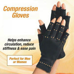 Copper fiber sports health half blood recovery gloves